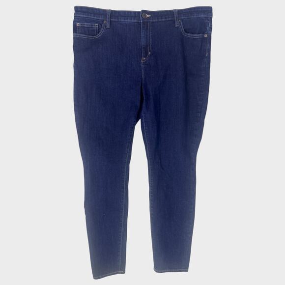 Gap Denim 35 Regular Blue Rinsed Denim Legging Jeans - Picture 1 of 9